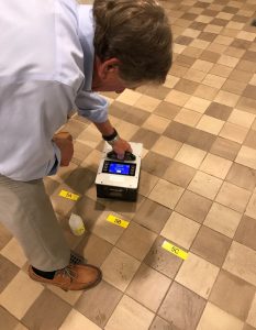 Measuring the DCOF rating of tiles
