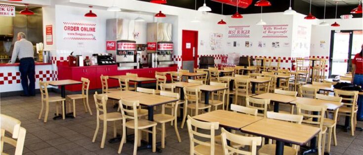 Five Guys Custom Textured Floor Tile Case Study | CMC