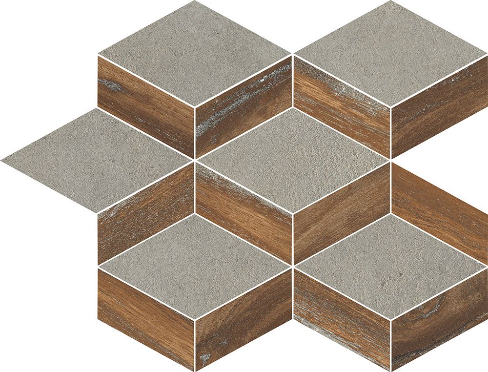 Hybridize_Walnut_Diamond Mosaic