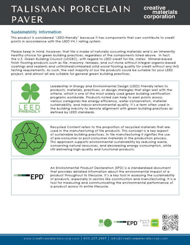 Talisman-Paver_SustainabilityCover_2025