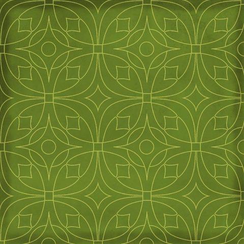 green mix patterned nectar tile