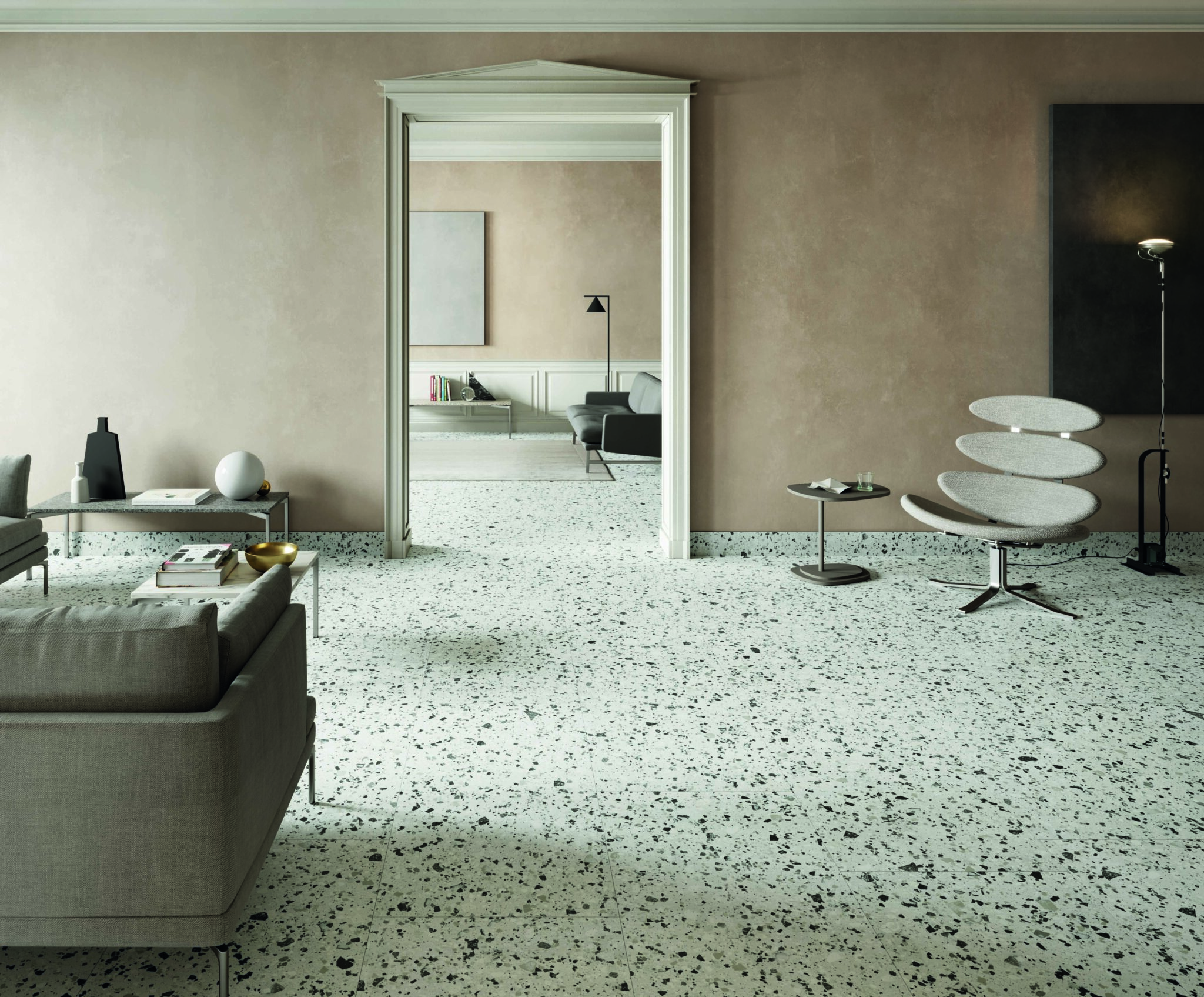 Frammento Porcelain Tile Creative Materials Corporation