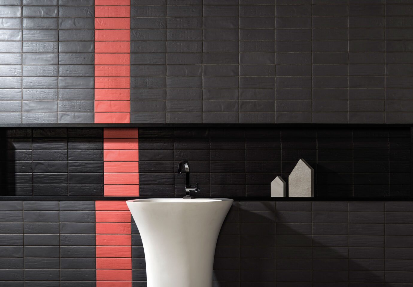 Intent_Black-and-Coral_Installation