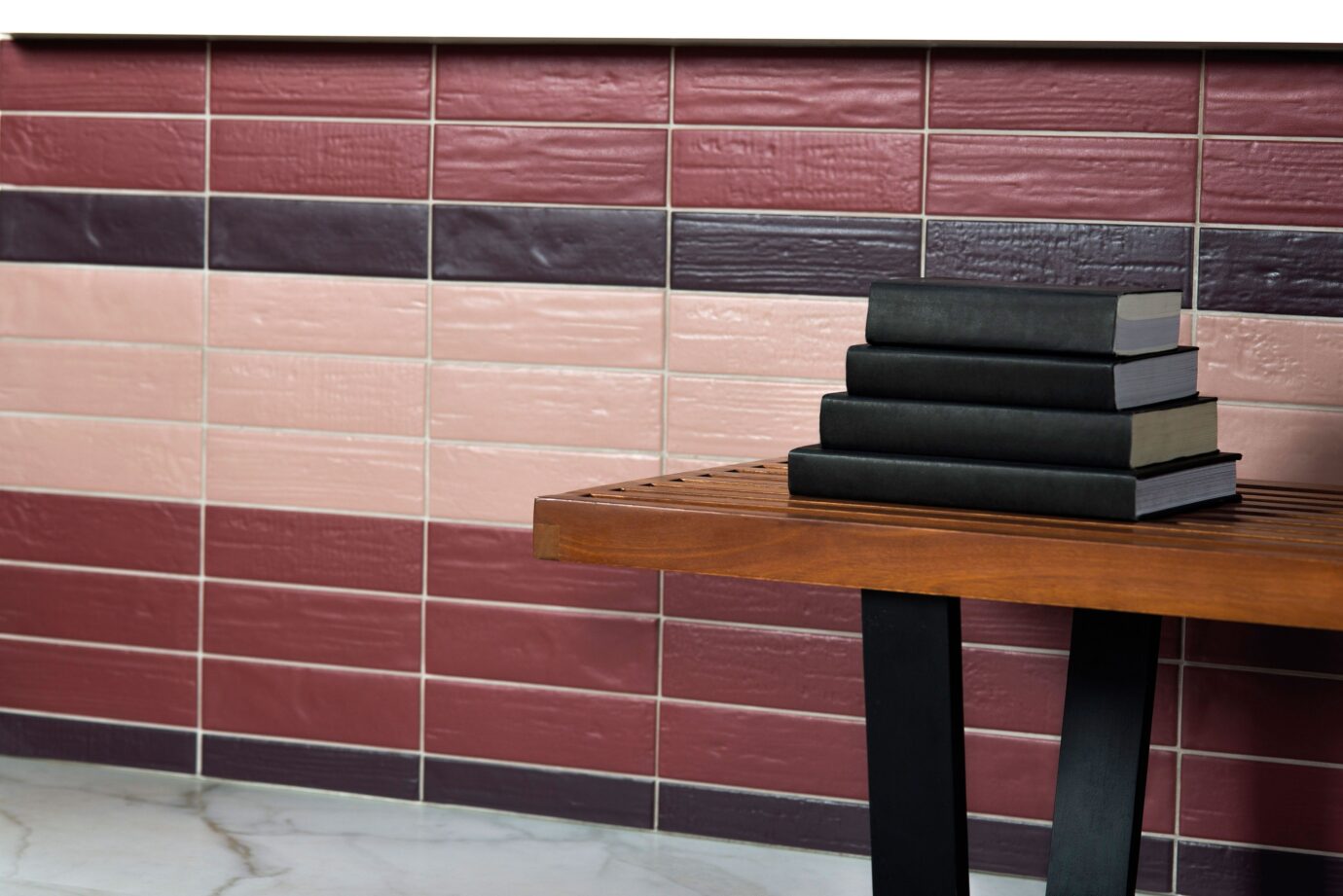 Intent_Eggplant,-Berry-and-Pale-Pink_Installation