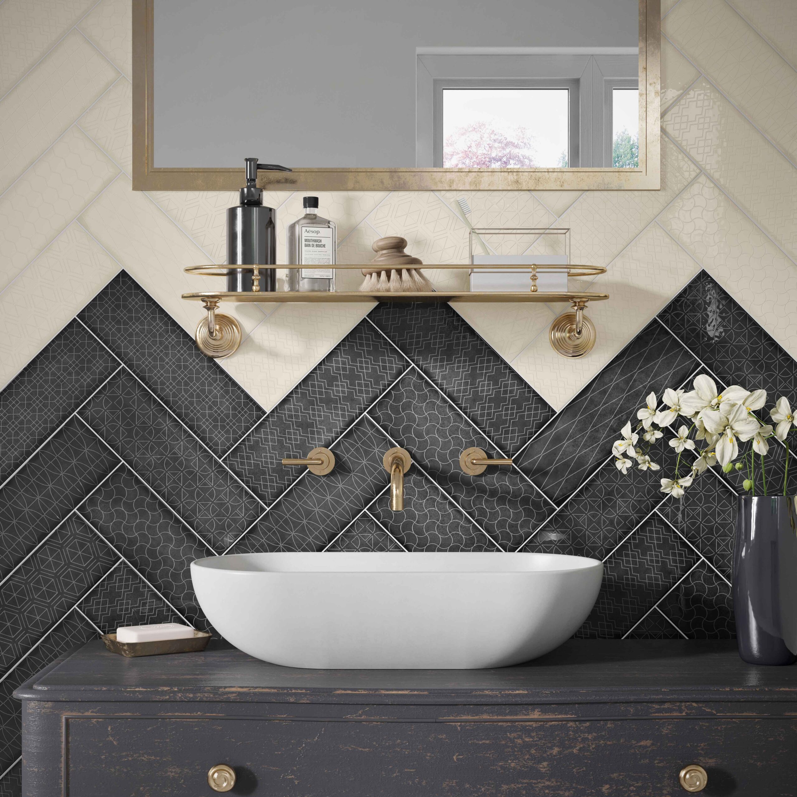 Nectar Ceramic Wall Tile Collection | Creative Materials | Dekoteller