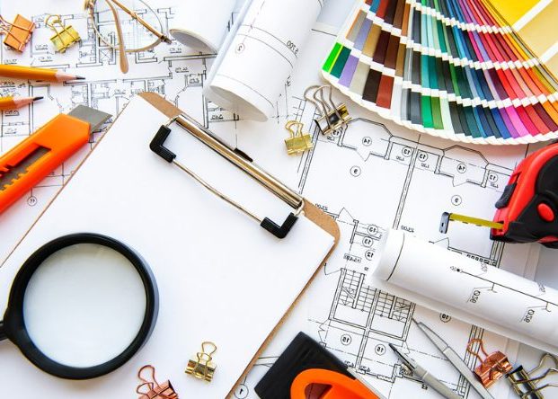 Layout of architectural and interior design tools