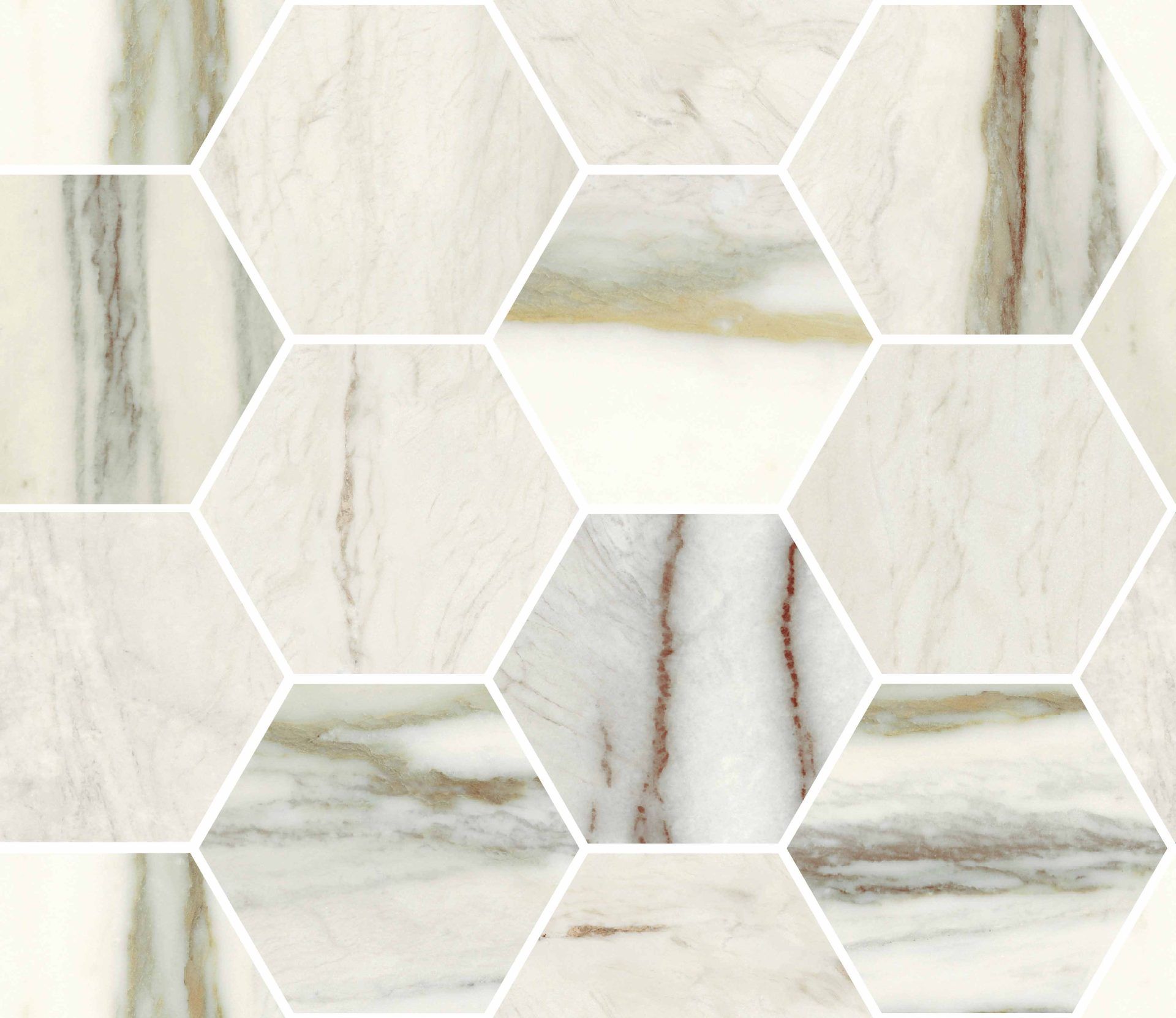ExoticStone_EmeraldMarble_HexagonMosaic