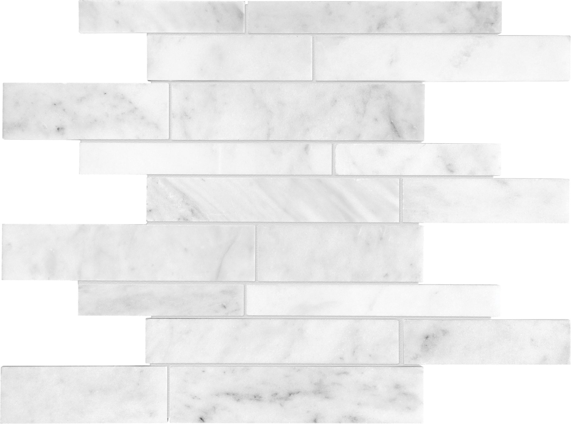 SymphonyofMarbles_BiancoVenatino_RandomStripMosaic
