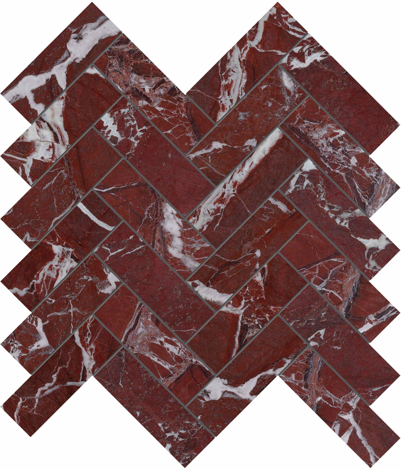 SymphonyofMarbles_RossoLevanto_Herringbone
