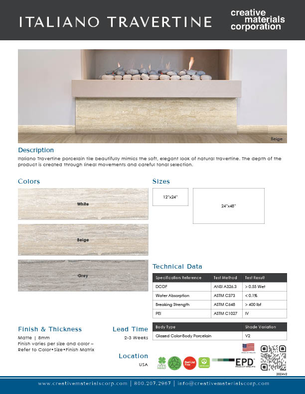 Italiano-Travertine_Cutsheet-Cover_2025