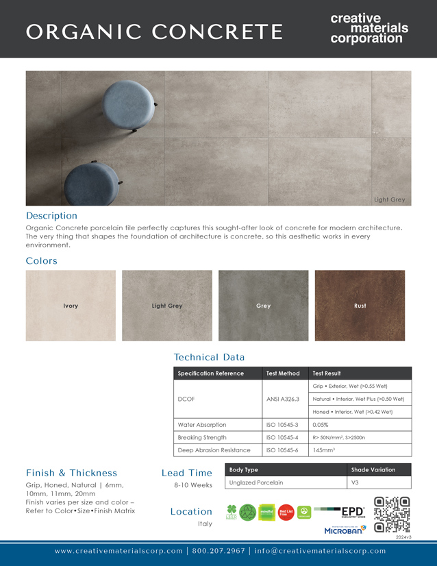 Organic-Concrete_CutsheetCover_2024