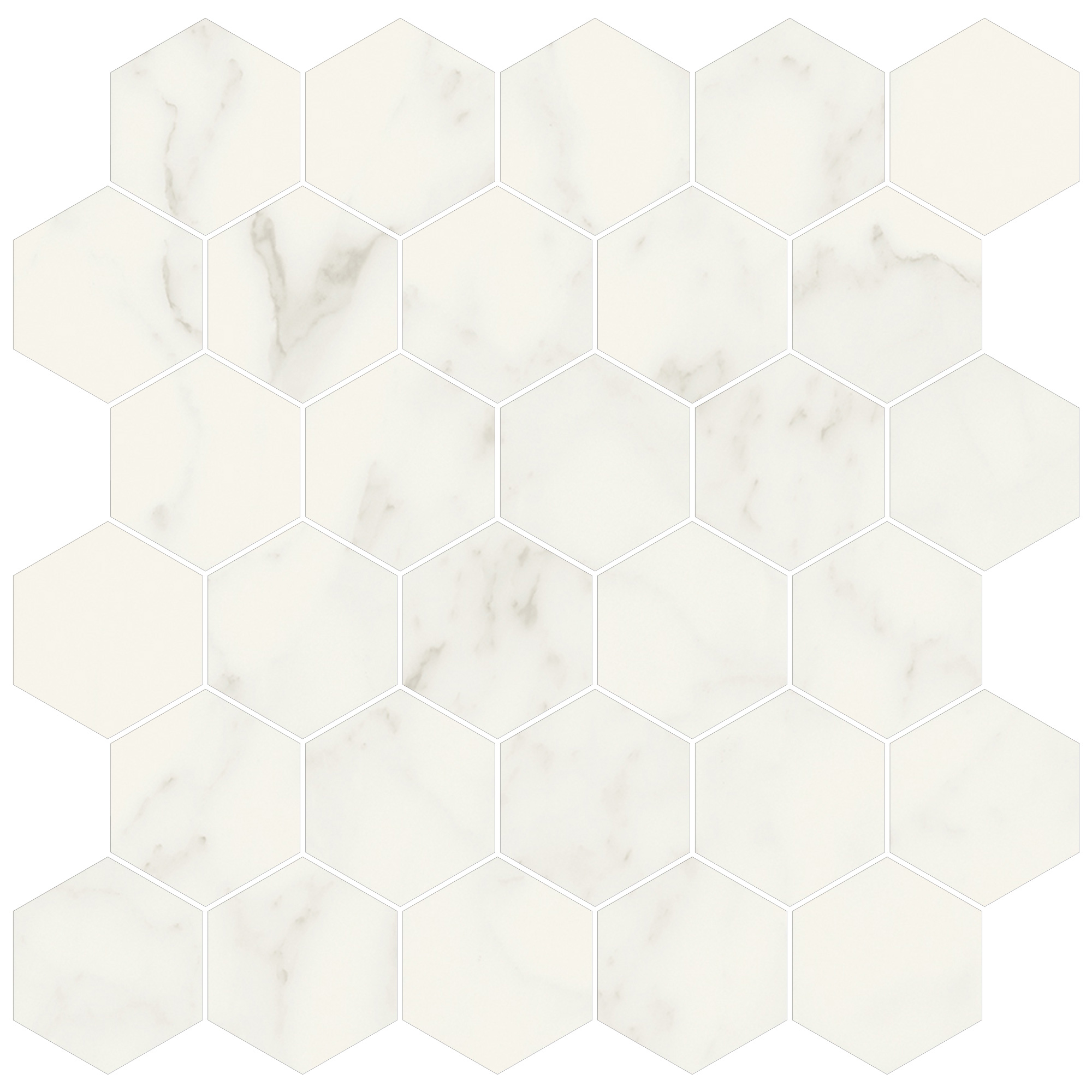 Symphony_BiancoLuce_HexagonMosaic