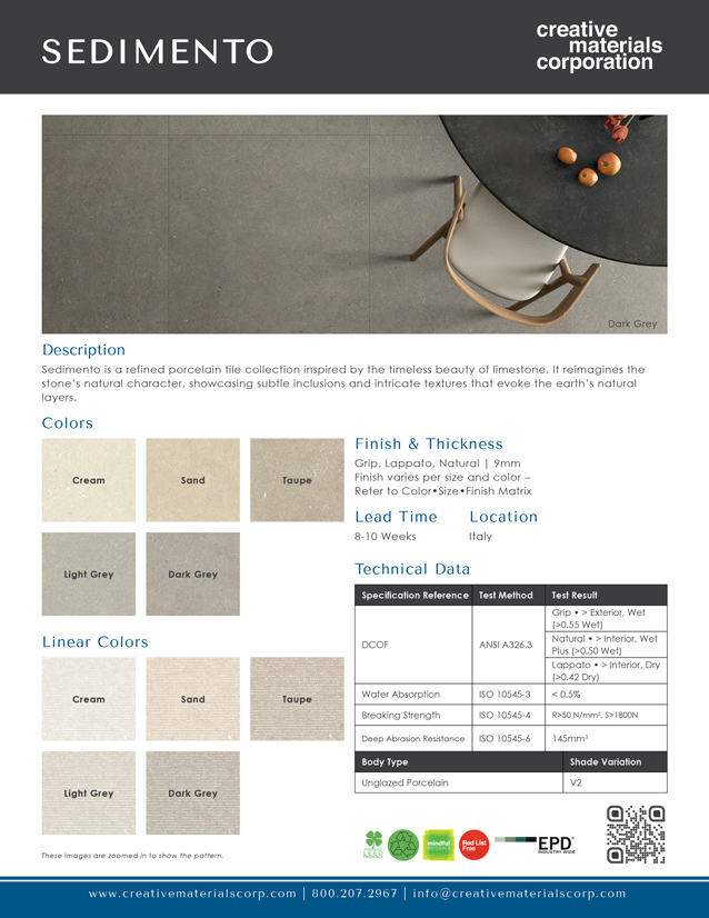 Sedimento_Cutsheet-Cover_2024