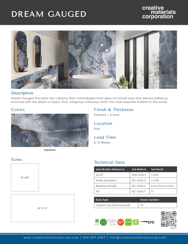 Dream-Gauged-Porcelain-Sapphire_Product-Sheet-Cover_2025