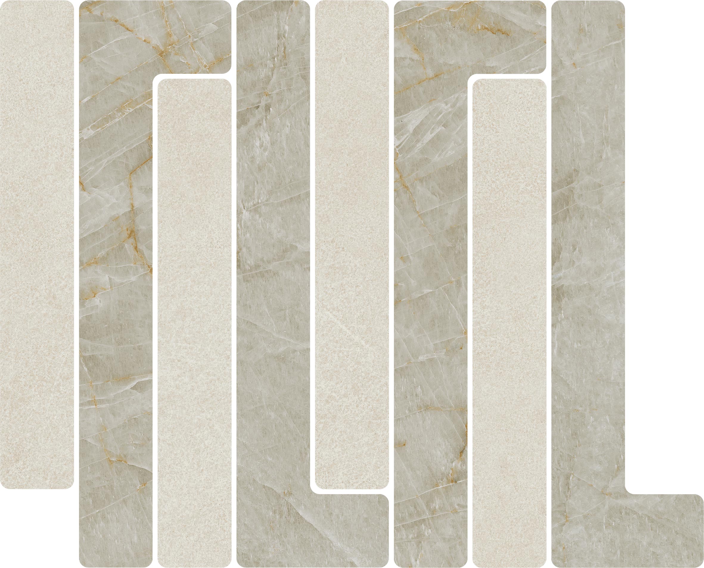 Sync_PerlaGrigioWhite_PillarMosaic