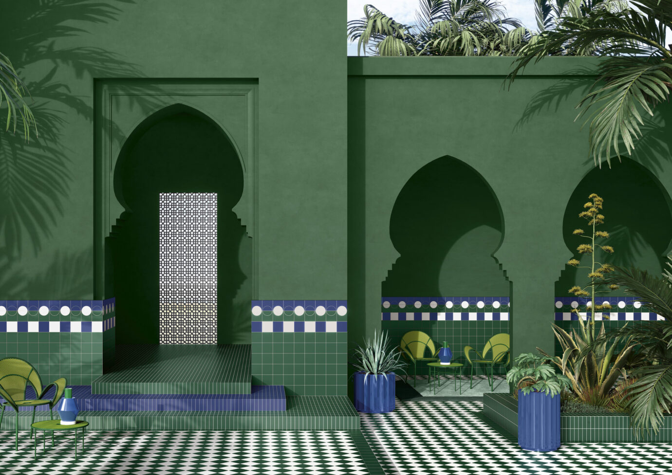 ColorformShapes_EmeraldWhiteBlue_Install2